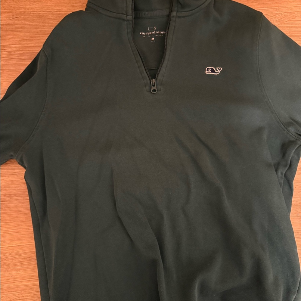 Vineyard Vines Forest Green Quarter-Zip